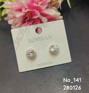 Modernos Pendientes de Perlas Geométricas de Acero Inoxidable Chapados en Oro, Regalos de Joyería para Fiestas - Product Image 4