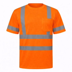 Vêtements de travail, t-shirts de sécurité à manches courtes très vendus, t-shirts de sécurité pour ateliers de construction - Product Image 3