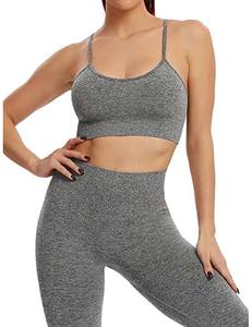<b>Women</b> Athleisure Matching Set Elastic Crop Top & High Rise Cycling <b>Shorts</b> Casual Fitness Apparel - Product Image 5