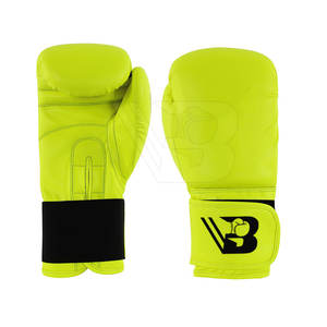 Guantes de Boxeo de Cuero con Cordones Hechos Profesionalmente a Bajo Precio, Logotipo Personalizado, Calidad Premium, Último Diseño - Product Image 1