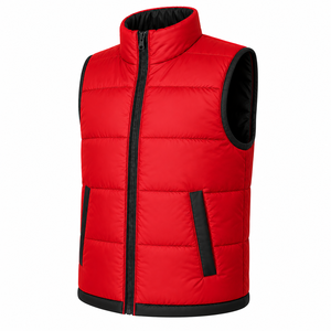 High Quality <b>Men</b> Winter <b>Vest</b> High Density Padded Quilted Sleeveless Outerwear Bodywarmer <b>Vest</b> Custom Two Tone <b>Men</b> Puffer <b>Vest</b> - Product Image 5