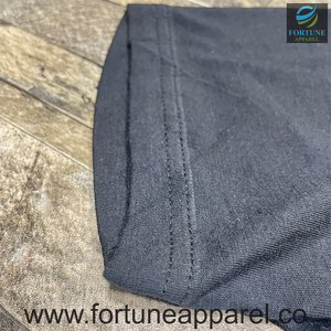 เสื้อยืดคอโอ แขนสั้น ลายทาง ผู้ชาย ยี่ห้อ Fortune Apparel ผ้าฝ้าย ทรงปกติ สวมใส่สบาย ระบายอากาศได้ดี พิมพ์ลายดิจิตอลด้านหน้า น้ำหนัก 320 กรัม - Product Image 3