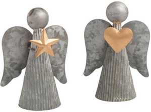 Natural Metal <b>Christmas</b> <b>Tree</b> Decor with Star Top Modern Centerpiece for Holiday <b>Table</b> Decor - Product Image 3
