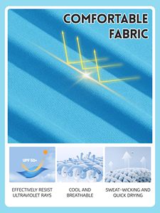 Camisas de Pesca para Mujer, Manga Larga, Protección Solar, Secado Rápido, Transpirables, 100% Poliéster, para Pesca al Aire Libre - Product Image 6