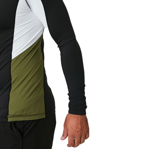 Camiseta Unisex de Manga Larga con Protección UV, Color Negro, Blanco y Verde Oliva, de Secado Rápido, Transpirable, 300g, Spandex y Poliéster - Product Image 5