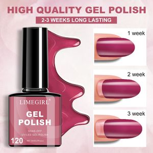 LIMEGIRL Set di 6 Smalti Gel UV in Colori Vivaci, Senza HEMA, TMPTA, TPO, per Tutte le Stagioni, Rosso, Blu, Verde, Senza Allergeni - Product Image 3