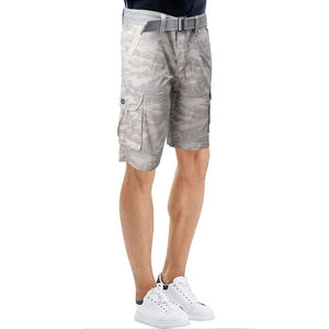 Shorts cargo décontractés pour hommes, confortables, multi-poches, pour usage quotidien en extérieur, coupe décontractée, tissu durable, style utilitaire d'été - Product Image 5