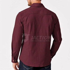 เสื้อเชิ้ตยีนส์ผู้ชายแบบแห้งเร็ว ขายส่ง มีไซส์ใหญ่พร้อมส่ง เสื้อเชิ้ตยีนส์ผู้ชายสั่งทำพิเศษ - Product Image 4