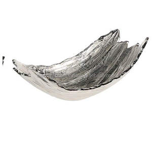 Vente en gros de bol décoratif personnalisé en aluminium doré, plateau à fruits de luxe pour la cuisine, plat de service écologique pour la vaisselle de fête - Product Image 1