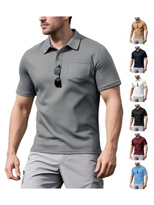 Camiseta de Verano con Bolsillo Antiarrugas, Personalizada con Logotipo, Uniforme de Empresa para Hombre, Manga Corta - Product Image 2