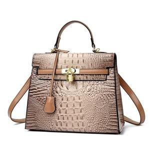 Wholesale Alligator Pattern Luxury Women's Handbag Bags Stylish <b>Tote</b> Purses Single Strap Chain Decoration <b>Zip</b> Closure Water - Product Image 1