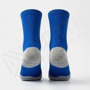 Blue Crew <b>Socks</b> Breathable Polyester Spandex <b>Running</b> Athletic Sports <b>Socks</b> for Adults Summer Standard Thickness - Product Image 2