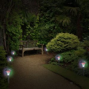 IP44 impermeabile 7 luci solari da giardino 24 pz 12 pz 8 pz 4 pz per giardino vialetto - Product Image 5