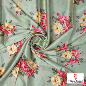 Fabricant de tissus en satin japonais imprimés, sur mesure, OEM, ODM, pour vêtements, textiles de mariage et de maison, usine d'exportation - Product Image 2