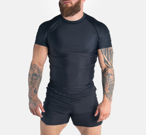 เสื้อรัดรูปแขนยาวระบายอากาศได้ดีสำหรับผู้ชายและผู้หญิง MMA BJJ ยิวยิตสู แห้งเร็ว ผลิตจากโพลีเอสเตอร์ผสมสแปนเด็กซ์ รับผลิตแบบ OEM และรับทำแบรนด์ส่วนตัวสำหรับชุดกีฬา - Product Image 4