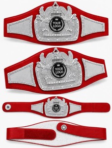 Cinturón de Campeonato Personalizado Fundido a Presión, Trofeo de Lucha Libre con Logotipo Personalizado, Premio de Cuero, Venta al por Mayor para Karate, MMA, Judo, Boxeo - Product Image 3