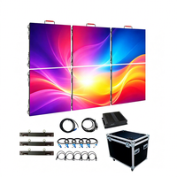 Écran LED intérieur/extérieur, panneau vidéo LED pour scène, panneau LED 500*500mm, armoire LED P3.91, panneau publicitaire LED