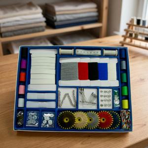 AA0018 <b>Sewing</b> kit | Portable <b>Sewing</b> Thread <b>Set</b> With 40 Colors For Machine <b>Sewing</b> Plastic Case Organized Storage Box - Product Image 4