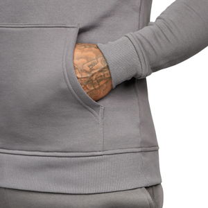 Sweat-shirt à capuche pour homme, à manches longues, avec poche kangourou, décontracté, en polaire douce, coupe classique, vêtement d'extérieur pour l'hiver - Product Image 4