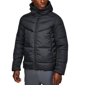 Mens insulated <b>waterproof</b> warm lightweight puffer jacket hooded quilted windproof <b>coat</b> outerwear for outdoor <b>winter</b> - Product Image 1