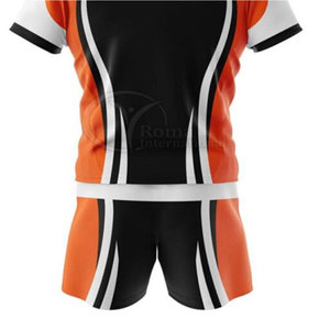 Uniforme Deportivo de Rugby Corto para Hombre, Diseño Personalizado, Transpirable, Antihumedad, Antibacteriano, con Etiqueta Privada en la Parte Delantera - Product Image 5