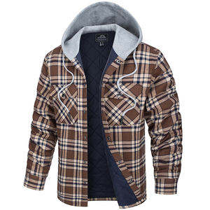 Custom Unisex Hooded Canvas <b>Jacket</b> Winter Warm Coat Autumn Patchwork Eco-Friendly Waterproof Streetwear Casual - Product Image 2