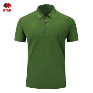 Chemises polo personnalisées Ryan Pro Gear pour hommes, style pull, avec logo personnalisé, design ODM - Product Image 3
