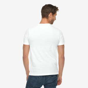 T-shirts classiques 100% coton, t-shirt de haute qualité, impression réfléchissante, t-shirts pour hommes - Product Image 3
