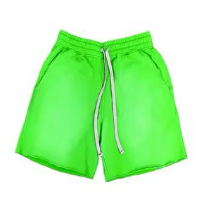 Shorts en jean vintage taille haute délavé à l'acide pour femme, 100 % coton doux, taille élastique, mode décontractée d'été pour la plage - Product Image 6