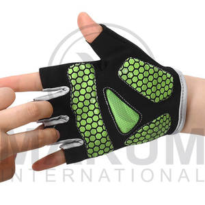 Guantes de Ciclismo Unisex de Medio Dedo, Antideslizantes, con Almohadilla Antigolpes para Hombres y Mujeres, para Ciclismo, Fitness y Montaña - Product Image 3