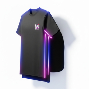 เสื้อยืดโอเวอร์ไซส์ผู้ชายราคาส่งถูก ผ้าฝ้าย 100% เสื้อยืดเปล่าเรียบง่าย สตรีทแวร์ ทรงหลวม ไหล่ตก เสื้อยืดสั่งทำได้ - Product Image 4