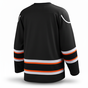 Service OEM en gros, conception personnalisée, maillot de hockey sur glace, impression par sublimation, séchage rapide, écologique, 100% polyester, pour hommes adultes - Product Image 4