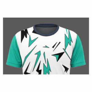 เสื้อยืดแขนสั้นผ้าโพลีเอสเตอร์ 100% แบบกำหนดเองสำหรับผู้ชาย เสื้อยืดกีฬา เสื้อผ้าแนวสตรีท ผู้ผลิต OEM ODM - Product Image 4