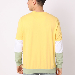 Custom Quality Streetwear Polyester/Cotton <b>Blend</b> Solid Winter Crew Neck Short Sleeve Breathable Fleece Sweatshirt Men Made - Product Image 2