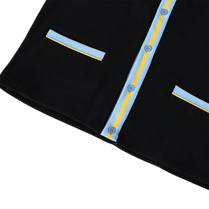 2026 Custom Southern University Black Fleece <b>Cardigan</b> for Reseller Orders for Distributor Buyers for University Greek Logo OEM - Product Image 3