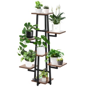 Sistema Modular de Exhibición de Plantas de Madera de Acacia Hecho a Mano, de Varias Alturas - Venta al por Mayor - Product Image 3
