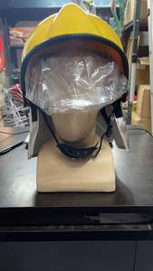 Casco de Seguridad para Bomberos RESQ, Material de Fibra de Vidrio y Cerámica Amarillo, Revestimiento Ignífugo en Polvo, 580 mm, Estilo Dividido, Fácil Operación 2 - Product Image 2