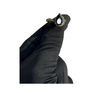 Anillo de diamante cultivado en laboratorio con corte de pera certificado por GRA, chapado en oro de 14K/18K, joyería de lujo para compromiso, anillo de fiesta para mujeres y niñas. - Product Image 1