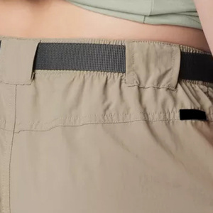 Short cargo en toile taille haute pour femme Be Dot, couleur unie, délavé, séchage rapide, taille élastique, décontracté, pour l'extérieur, avec logo - Product Image 5