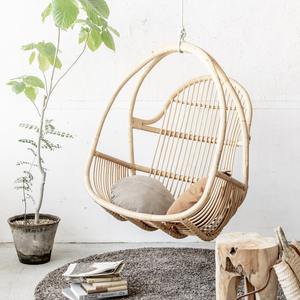 เก้าอี้แขวนทรงไข่ทำจากหวายธรรมชาติ งานแฮนด์เมด เป็นมิตรกับสิ่งแวดล้อม สำหรับระเบียงและสวน จากผู้ผลิตในเวียดนาม สินค้ามาใหม่ - Product Image 2