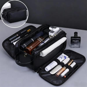 Bolsas de cosméticos lavables de la mejor calidad, ligeras, duraderas, compactas, con compartimentos, estuches de aseo, bolsas de maquillaje en venta. - Product Image 3