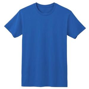 Plain Print Blue T-shirt Regular Fit 100% Cotton T-shirt Customizable Designs & Durable Casual <b>Tshirt</b> For Adults Wear - Product Image 1