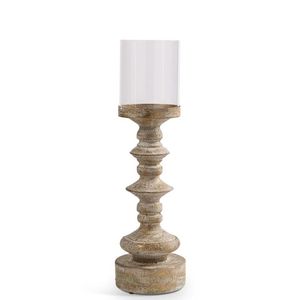 Portavelas de cristal con base de metal dorado antiguo, estilo clásico de lujo, adorno de mesa para decoración de mesas. - Product Image 6