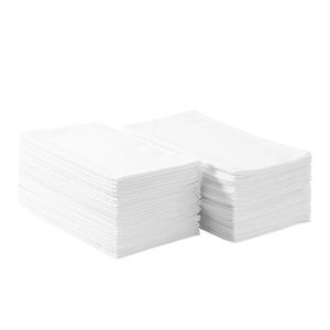 Confezione da 50 Panni in Microfibra Premium 12 X 12 Bianchi, Senza Pelucchi, Assorbenti 200gsm per Pulizie Domestiche e d'Ufficio - Product Image 1