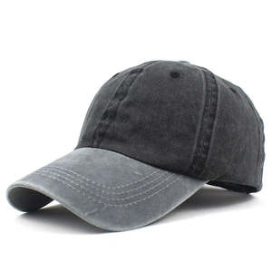 Washed Suede 100% Cotton 6 Panel Adjustable Dad <b>Hat</b> Baseball Cap Sporty Casual Outdoor Unisex All Seasons - Product Image 5
