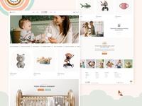 Développement de site e-commerce pour produits pour bébés RoyalCraft avec catégories, paiements en ligne, panier d'achat, design responsive et SEO