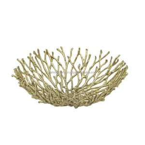 Premium Aluminum Bowl Dining <b>Table</b> Centerpiece Stylish <b>Decorative</b> Accent Interiors Home <b>Decor</b> Safe Display Zahid Exports - Product Image 2