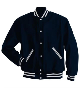 Premium Quality Eco-Friendly Crew Neck Letterman Baseball College <b>Bomber</b> Puffer <b>Jacket</b> Polyester/Cotton Casual <b>Summer</b> Season - Product Image 3