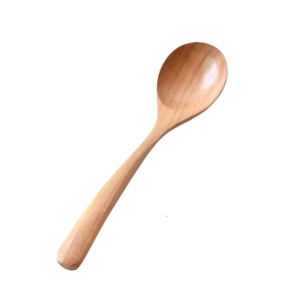 Cuillère à soupe en bois naturel, prix d'usine, réutilisable, durable, fabriquée à la main, ensemble d'ustensiles en bois pour restaurant et hôtel - Product Image 1