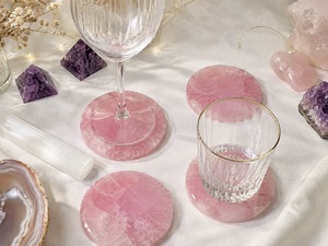High Quality Eco-Friendly Stocked Modern Resin Oval <b>Mats</b>/Pads <b>Table</b> Decoration Accessories <b>Green</b> Gold Leaf Design 400mm Diameter - Product Image 1